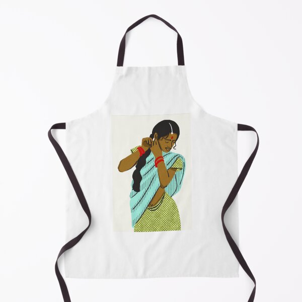 Item preview, Indian woman getting dressed designed and sold by Thedigital91.