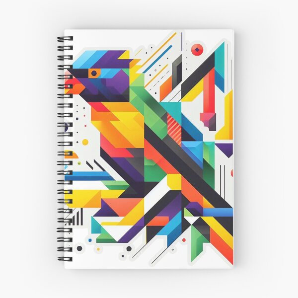 Item preview, Abstract Lorikeet Geometric Shapes  – Australian Wildllife inspired Design designed and sold by wildstraya.