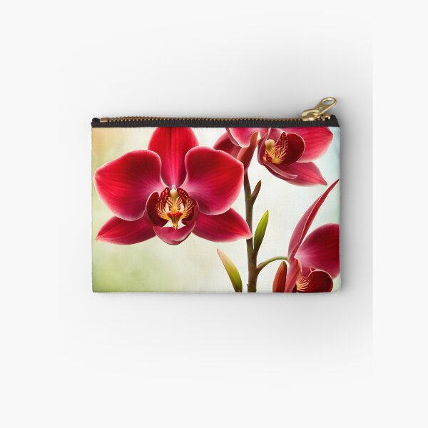 Item preview, Colorful picture of Red Orchid flowers designed and sold by Petalandfur.