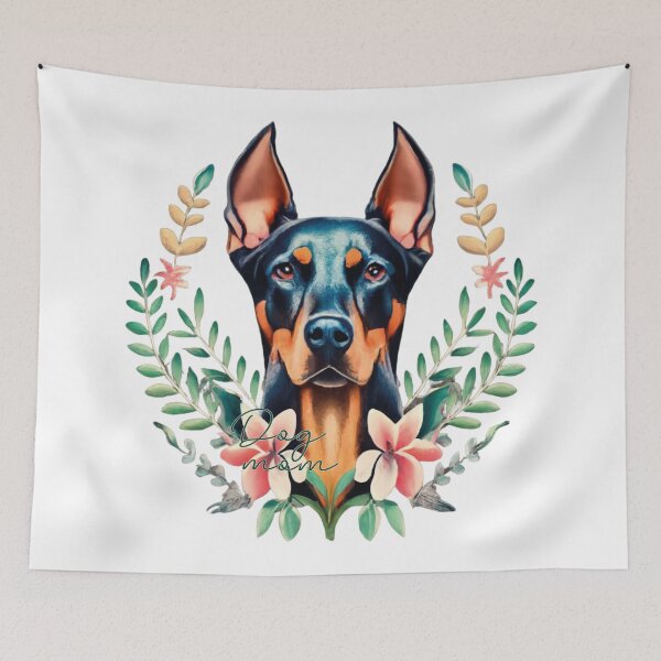Item preview, Dignified Doberman, dog mom designed and sold by LuckyFamily.