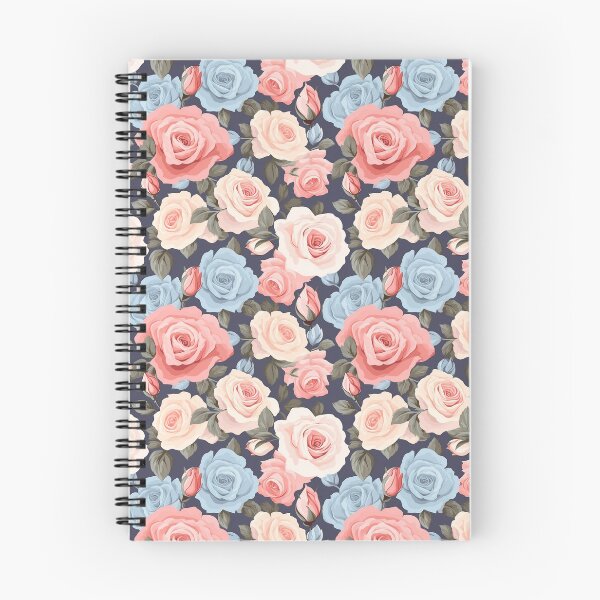 Aperçu de l'œuvre modèle sans couture de roses pastel créée et vendue par SorryCatPlay.