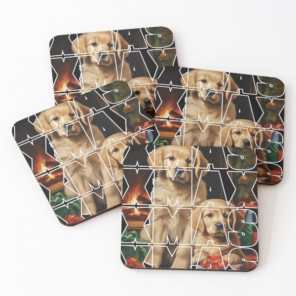 Item preview, Golden Retriever Xmas designed and sold by PetsArt.