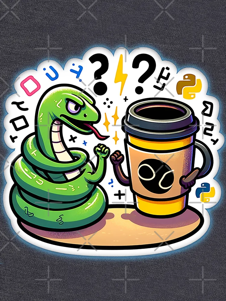 Imagen 6 de 6, Sudadera ligera con la obra CodeDuel: Python y Java, diseñada y vendida por pixeldigger.