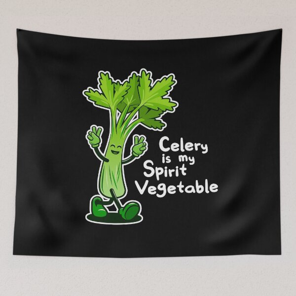 Item preview, Celery Is My Spirit Vegetable - Funny Celery Lovers Gift designed and sold by propellerhead.