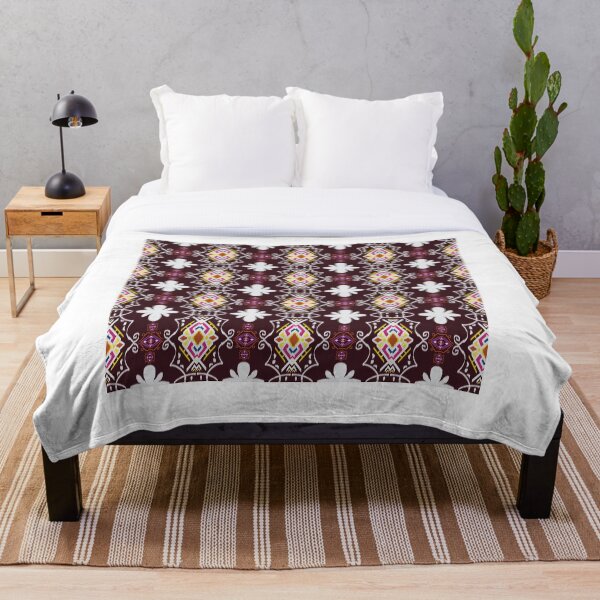 Aperçu de l'œuvre Pattern of geometric mix beautiful color stripes line white shape flower créée et vendue par Aesthetic shapes design.