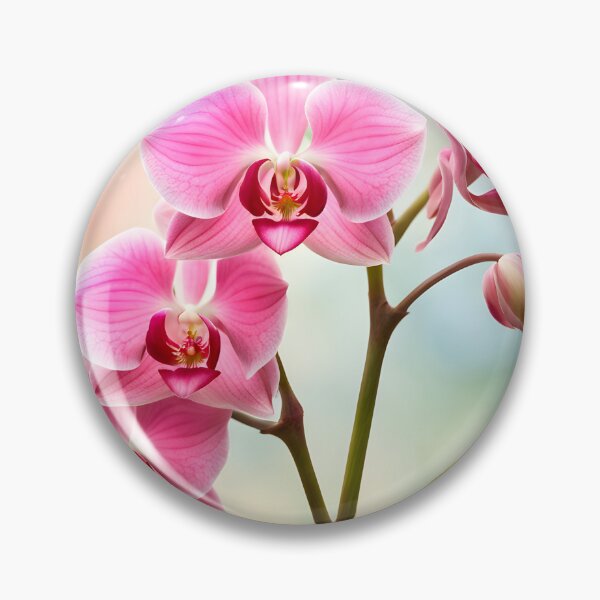 Item preview, Colorful picture of Pink Orchid flowers designed and sold by Petalandfur.