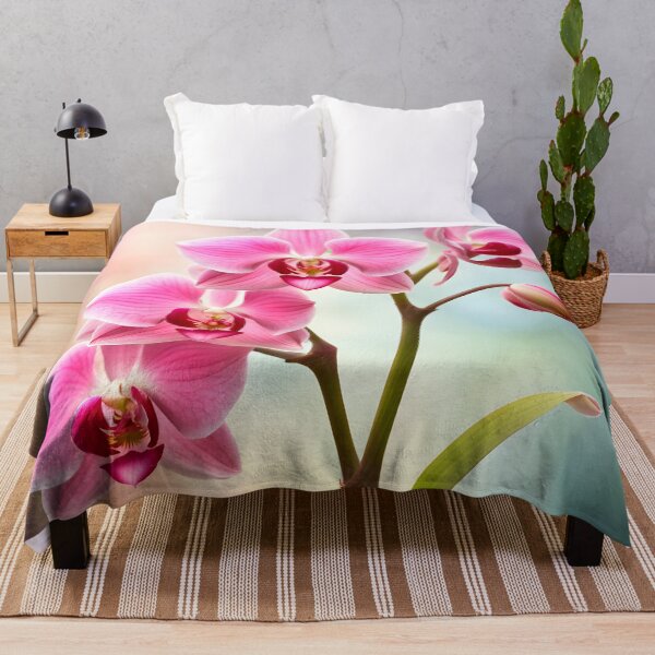 Item preview, Colorful picture of Pink Orchid flowers designed and sold by Petalandfur.