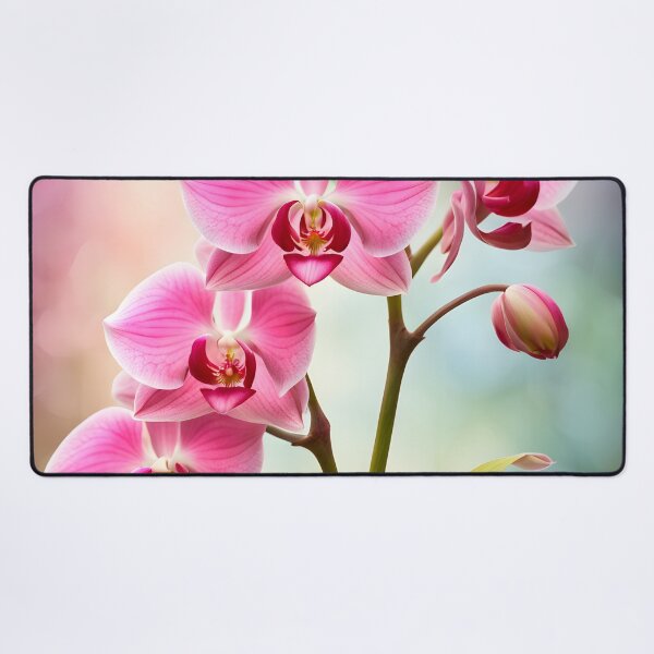 Item preview, Colorful picture of Pink Orchid flowers designed and sold by Petalandfur.