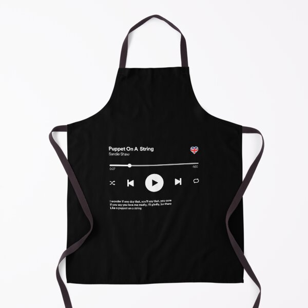 Item preview, Puppet On A String - Sandie Shaw - Digital Music Player Style - Eurovision 1967 Winner - United Kingdom - Music / Media Player Interface Mockup designed and sold by Vision-Tees.