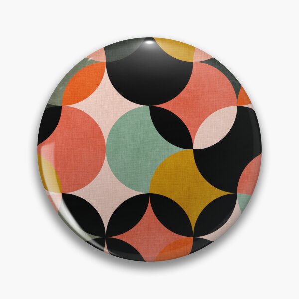 Item preview, mid mod circles abstract designed and sold by Ana-Rut-Bre.