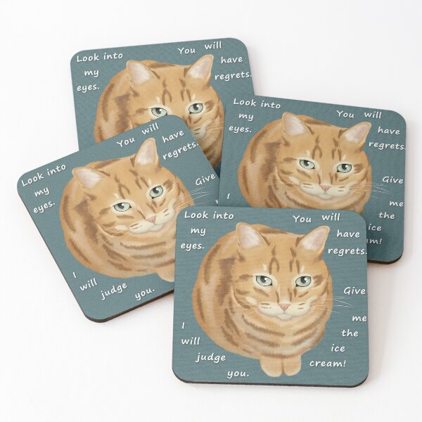 Item preview, Judging cute cat portrait designed and sold by AR-Illustration.