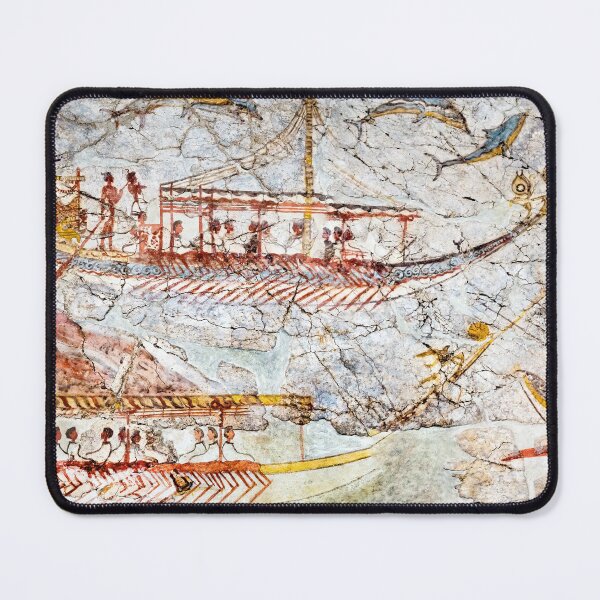 Item preview, Ship Procession Fresco Akrotiri Detail 02 designed and sold by Weston  Westmoreland.