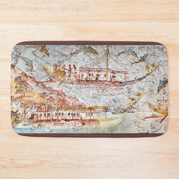 Item preview, Ship Procession Fresco Akrotiri Detail 02 designed and sold by Weston  Westmoreland.