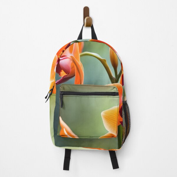 Item preview, Colorful picture of Orange Orchid flowers designed and sold by Petalandfur.