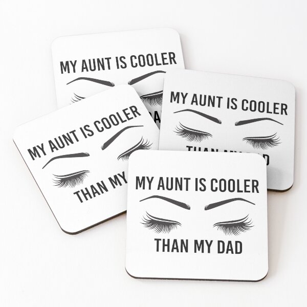 Item preview, my aunt is cooler than my dad designed and sold by TshirtTalkYou.