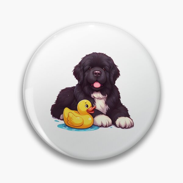 Item preview, Newfoundland with a rubber duck designed and sold by ShounenGifts.