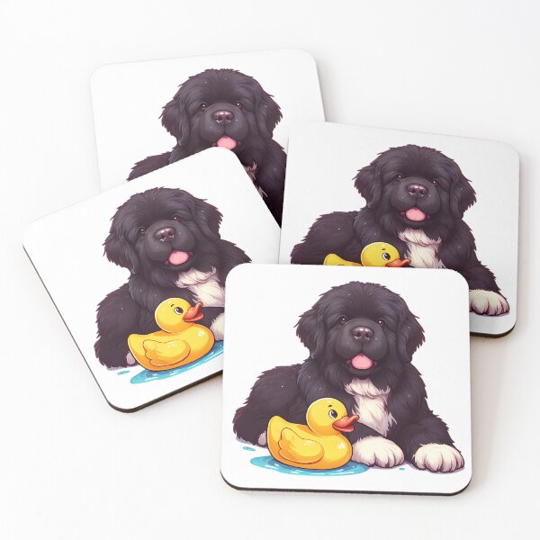 Item preview, Newfoundland with a rubber duck designed and sold by ShounenGifts.