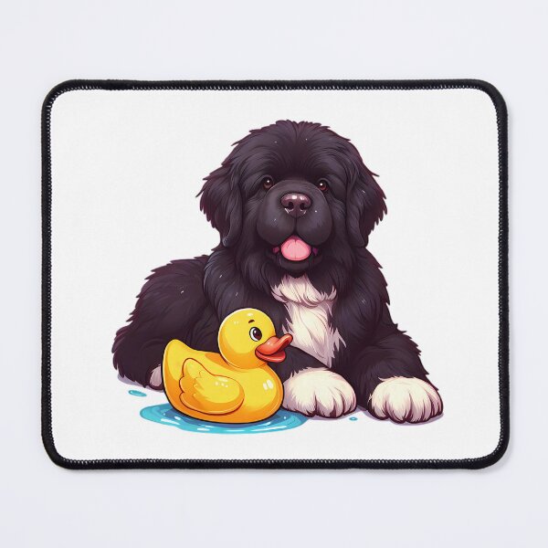 Item preview, Newfoundland with a rubber duck designed and sold by ShounenGifts.