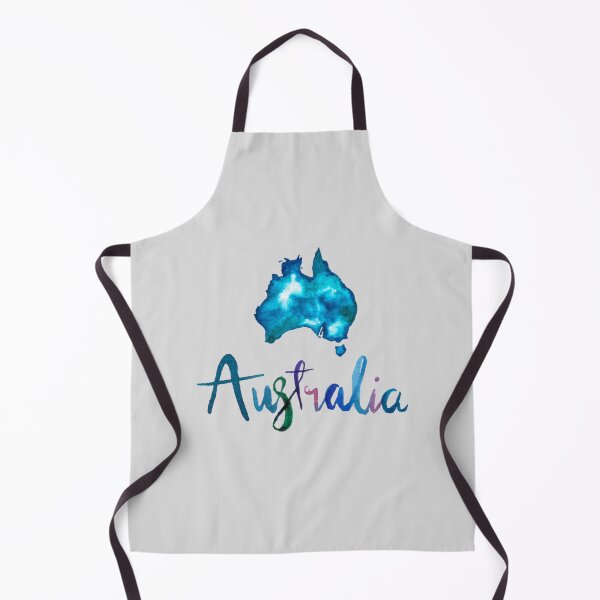 Item preview, Blue Australia watercolour designed and sold by Artbylees.