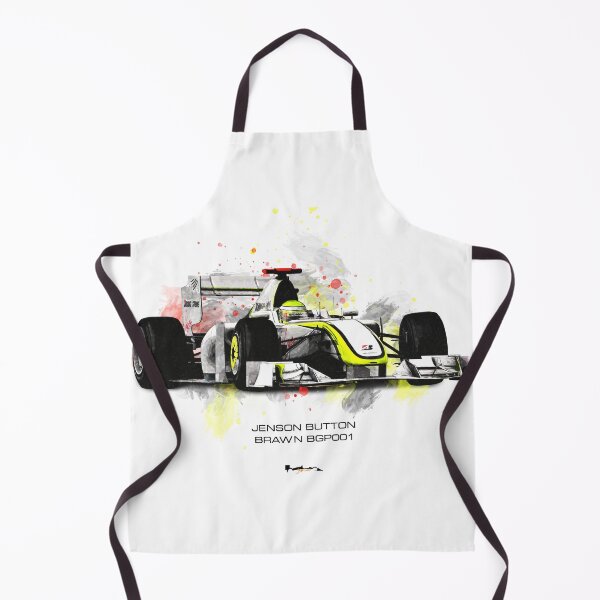 Item preview, Jenson Button - Brawn BGP001 - 2009 Arty splatter designed and sold by JageOwen.