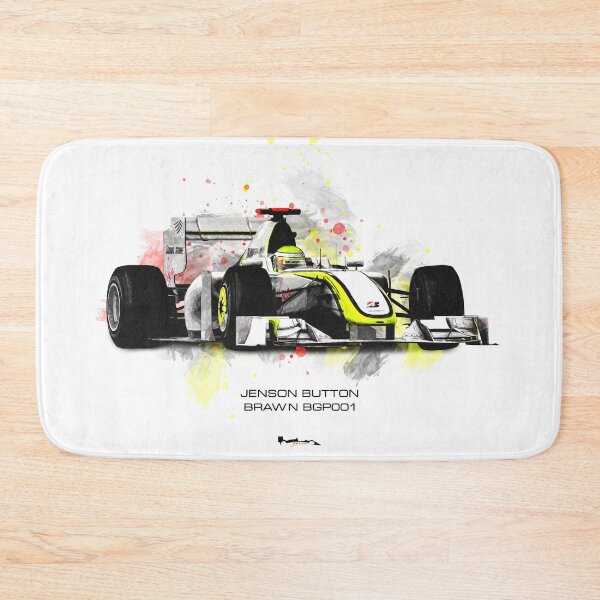 Item preview, Jenson Button - Brawn BGP001 - 2009 Arty splatter designed and sold by JageOwen.