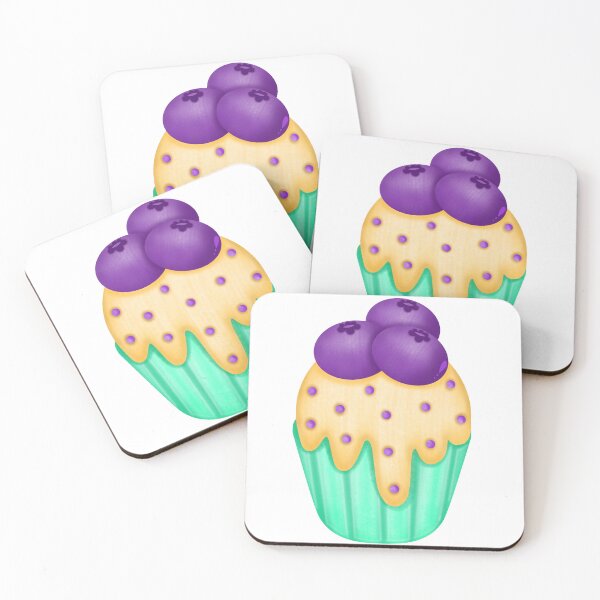 Item preview, Cute blueberries cupcake. ?  designed and sold by Onanong2531.