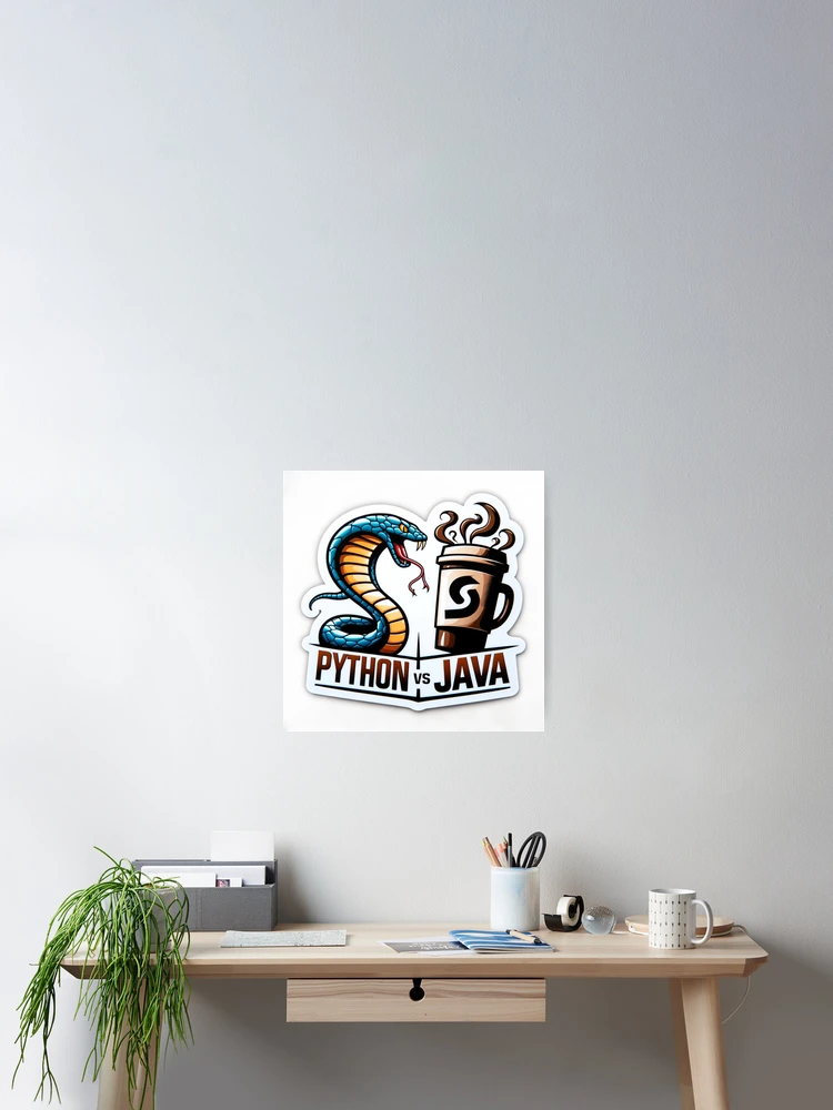 Thumbnail 2 of 3, Poster, CodeDuel: Python & Java 2 designed and sold by pixeldigger.