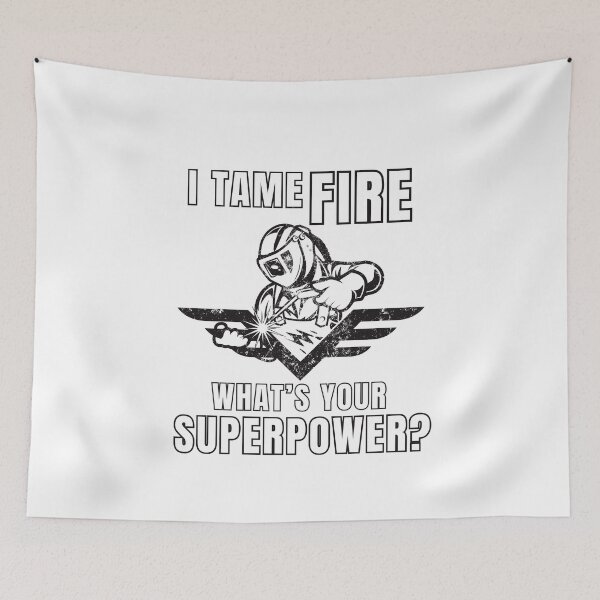 Item preview, I Tame Fire Superpower Funny Meme designed and sold by marcimarci.