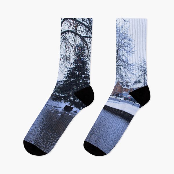 Item preview, Bourton on the Water Christmas Tree Cotswolds designed and sold by AndyEvansPhotos.