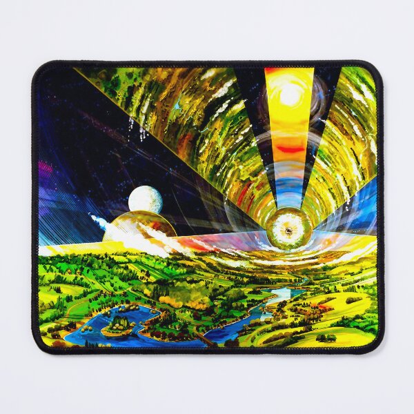 Item preview, SPACE COLONIES - RETROFUTURISM ART designed and sold by Darpadesign.