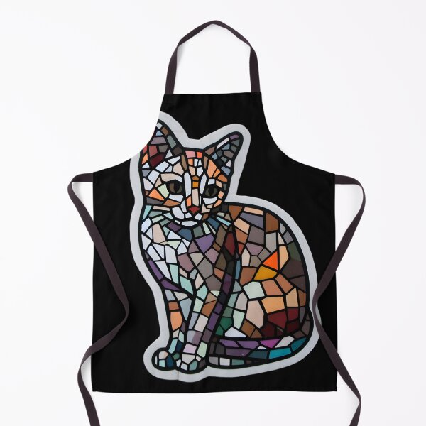 Item preview, Mosaic of a streetcat designed and sold by AI-Only Creations.