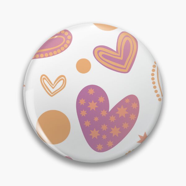 Item preview, Dreamy heart pattern design for girl's room decor_transparent designed and sold by InchDesign-shop.