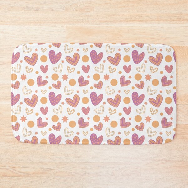 Item preview, Dreamy heart pattern design for girl's room decor_transparent designed and sold by InchDesign-shop.