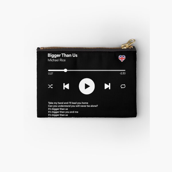 Item preview, Bigger Than Us - Michael Rice - Digital Music Player Style - Eurovision 2019 - United Kingdom - Music / Media Player Interface Mockup designed and sold by Vision-Tees.
