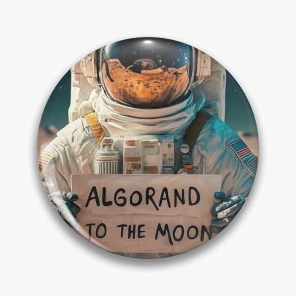 Item preview, Algorand To The Moon : Astronaut designed and sold by AI-Work.