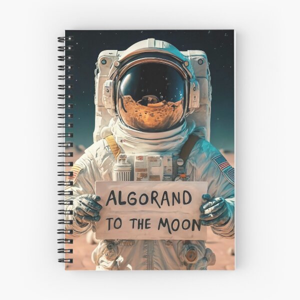Item preview, Algorand To The Moon : Astronaut designed and sold by AI-Work.