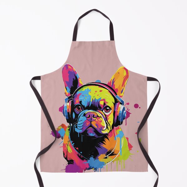 Item preview, Dog with Headphones Colorful designed and sold by DominDesigns.