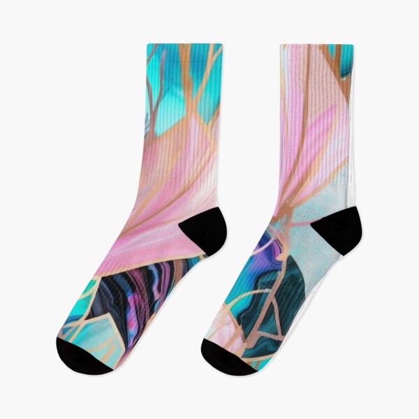 Item preview, Beautiful 3D Holographic Abstract Botanical Floral Faux Marble Pattern designed and sold by Butler in the Home.