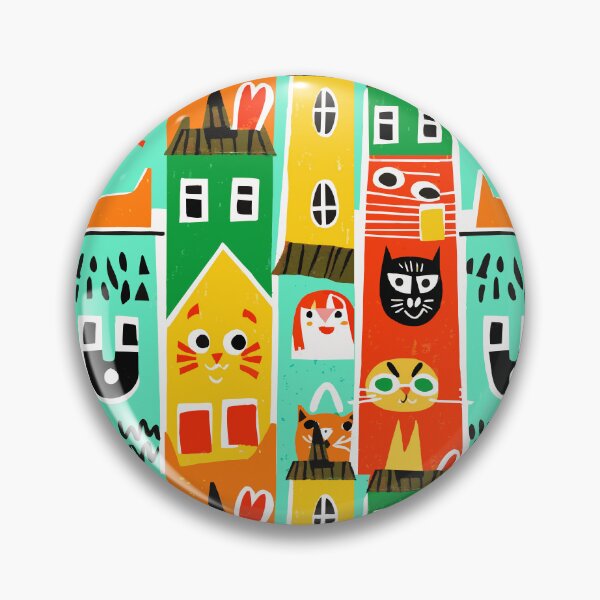 Item preview, Cute street cats pattern. designed and sold by Leberks.