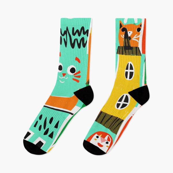 Item preview, Cute street cats pattern. designed and sold by Leberks.