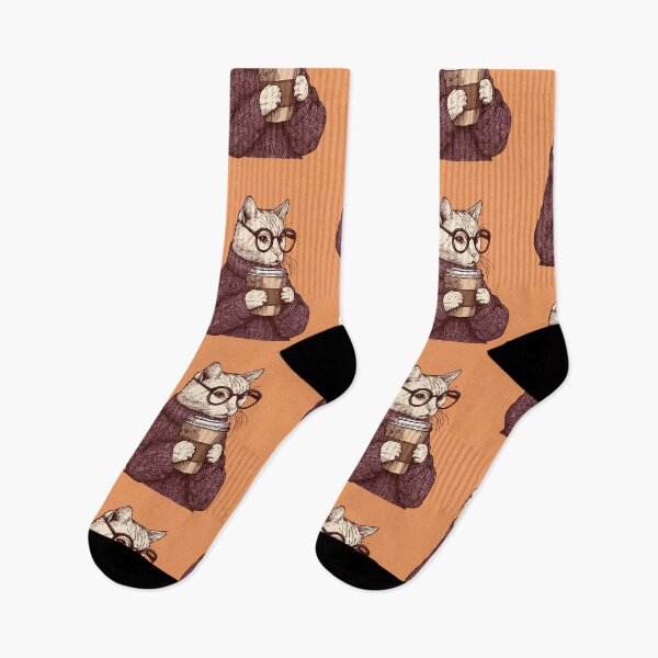 Item preview, Sophisticated Coffee Cat designed and sold by KilkennyCat Art.