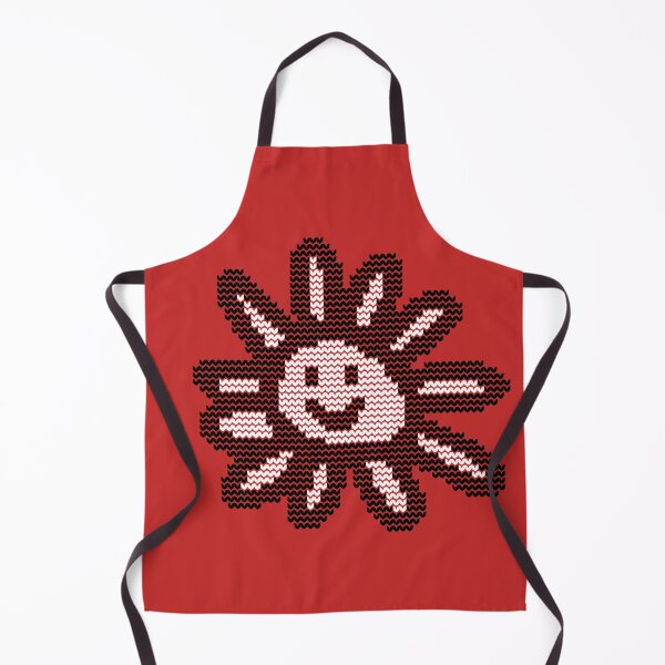 Item preview, Knitted Daisy Flower Smiley Face Graphic designed and sold by ellenhenry.