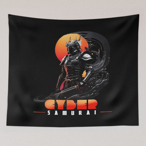Item preview, Samurai Cyber, cyberpunk fan designed and sold by mwebba2005.