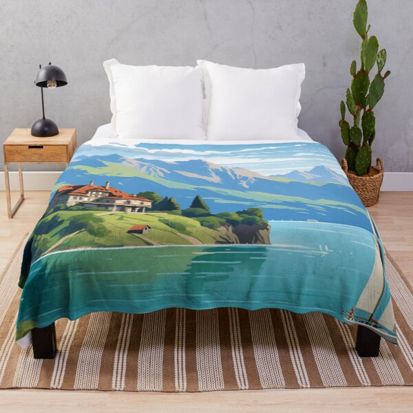 Item preview, A Pop Art Travel Print of Thunersee - Schweiz designed and sold by StudioRedKoala.