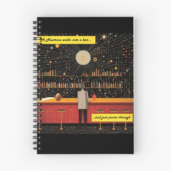 Item preview, A Neutrino Walks Into A Bar Physics Joke  designed and sold by WheresMyMojo.