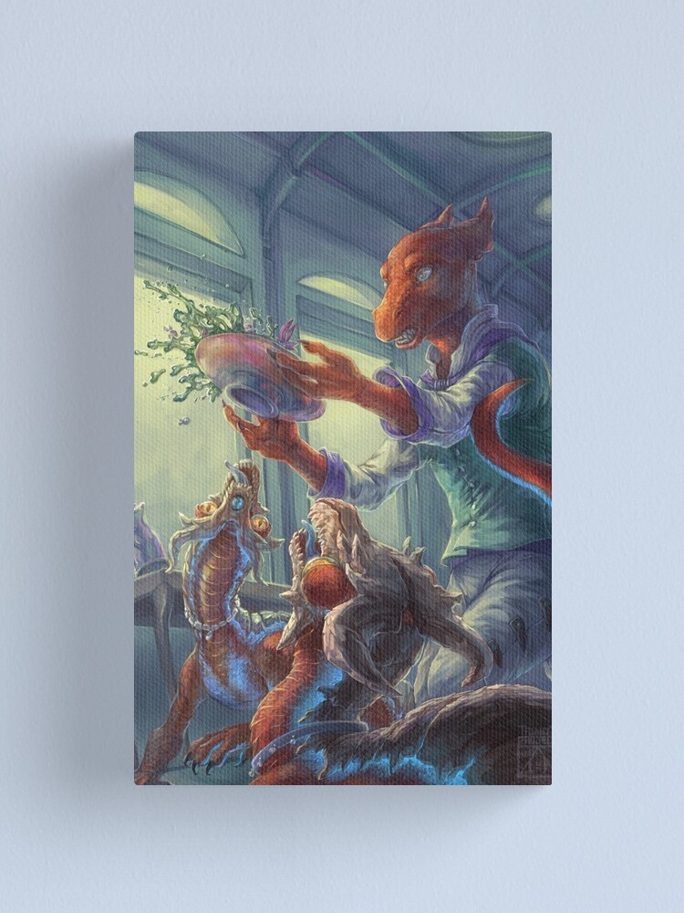 Alternate view of Dinner is Served Canvas Print