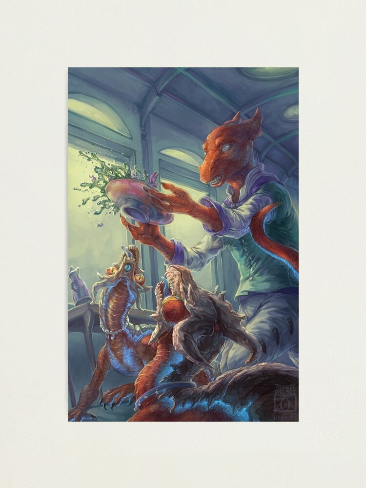 Alternate view of Dinner is Served Photographic Print
