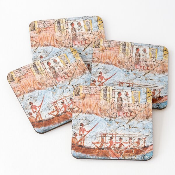 Item preview, Ship Procession Fresco Akrotiri Detail 01 designed and sold by Weston  Westmoreland.
