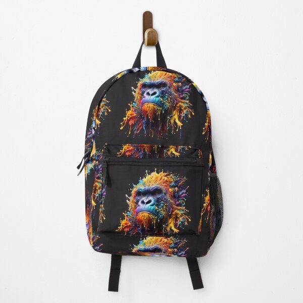 Item preview, Gorilla Splatter Portrait designed and sold by fatbanana.