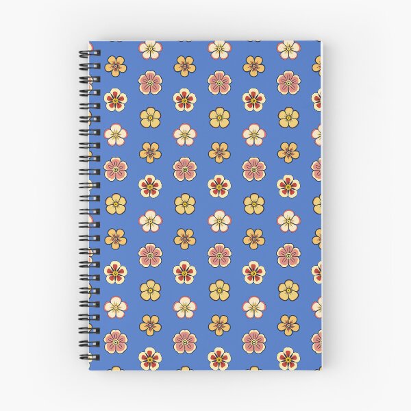 Item preview, Flowers in blue background designed and sold by sakurashorty.
